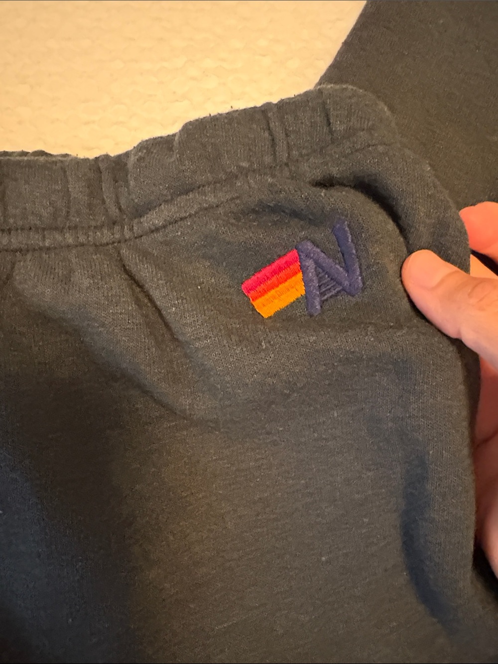 Aviator Nation Charcoal Sweatpants with Sunset Patch XS - Excellent Condition - Picture 6 of 6